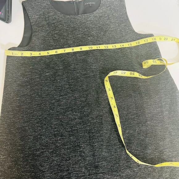 Theory Wool Blend Tweed Sleeveless A Line Dress Size 10 - Picture 3 of 7